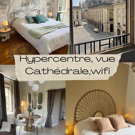 Royal Home, Hypercentre Reims Avec Vue Cathedrale Kültér fotó