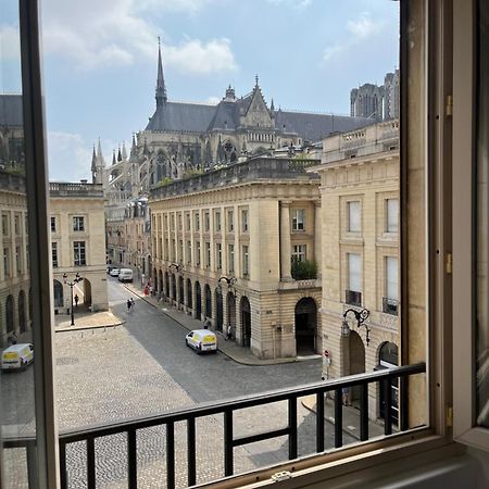 Royal Home, Hypercentre Reims Avec Vue Cathedrale Kültér fotó